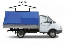 Тент автомобильный  3302 нового образца односторонняя